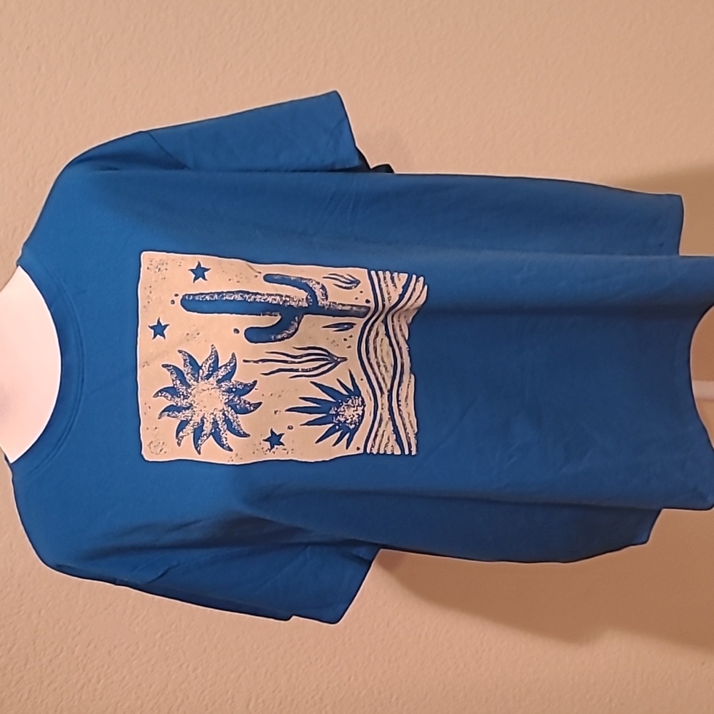 Sonoma Blue Desert Graphic Tee Size XXL